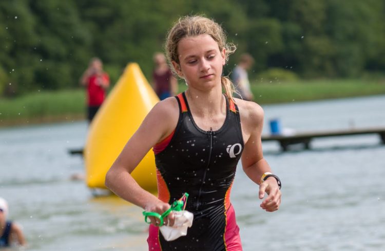 Julia zajęła 4. miejsce w kat K10-11 EvoTriathlon Chmielno